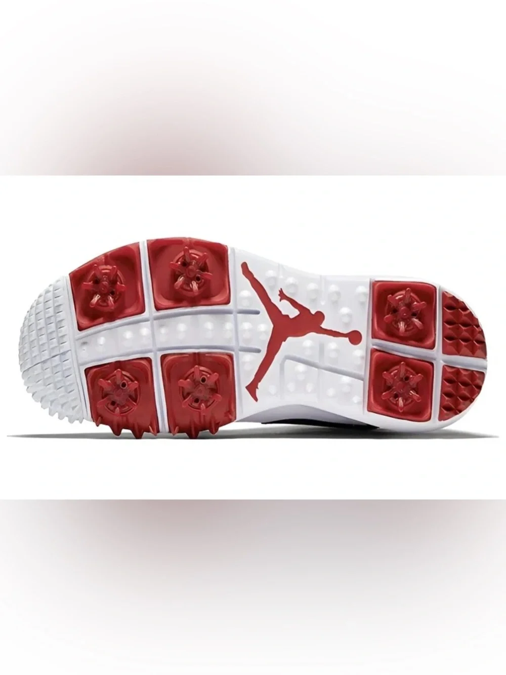 NIKE AIR Jordan 1 Retro Golf Cleat Chicago 917717-100 white black varsity red